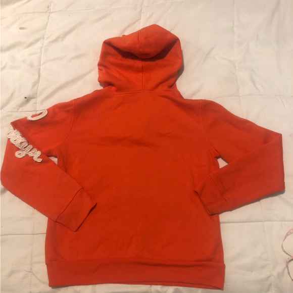 3/20$ Bluenotes - Orange Hoodie Sweater - Picture 2 of 6